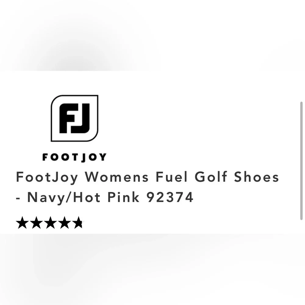 FootJoy Women’s Fuel Golf Shoes-Navy/Hot Pink- Size 7 NIB⛳️ - Picture 5 of 11